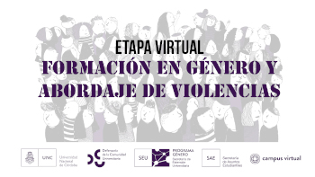 3° Edición -Formación Estudiantes UNC en Género y Abordaje de Violencias[Finalizado] UNC